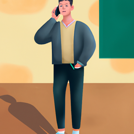 תמונה של אדם משוחח בטלפון, המדגישה את חשיבות הלידים עבור חברות הביטוח
