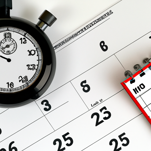 שעון עצר ולוח שנה, המסמנים את ההיבט החיסכון בזמן של שירותי השמה למנהלים.