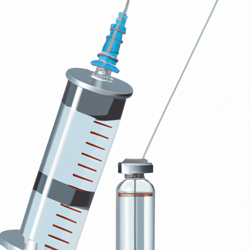 Illustration of a needle-free injection system, showcasing its working mechanism.